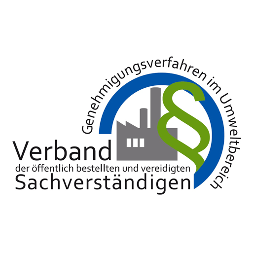 Logo vom Verband der öffentlich bestellten und vereidigten Sachverständigen für Genehmigungsverfahren 